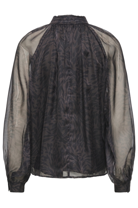 Only bordeaux dames blouse | Achteraanzicht