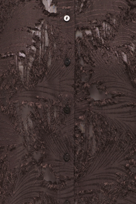 Only bruine dames blouse | Close up