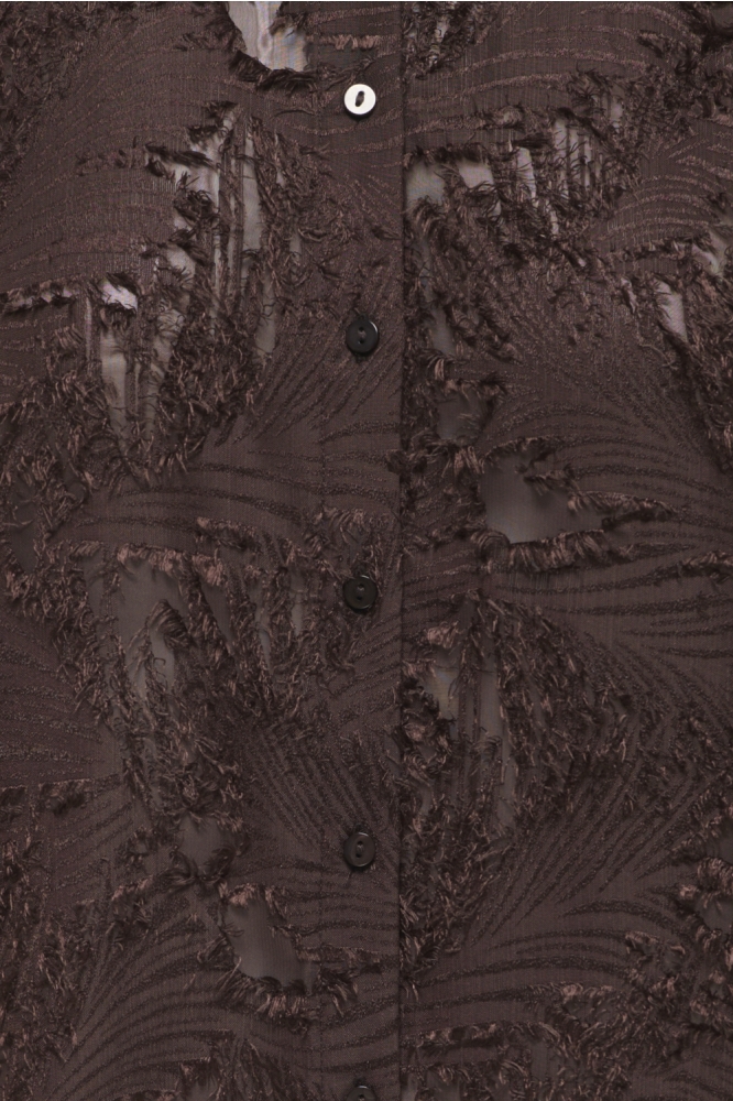 Only bruine dames blouse | Close up
