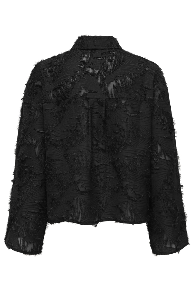 Only zwarte dames blouse | Achteraanzicht