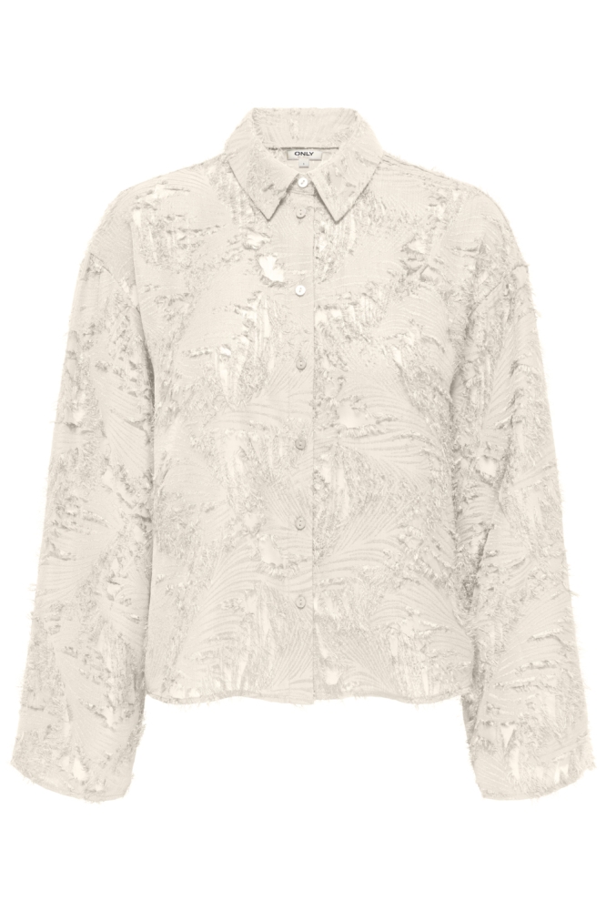 Only witte dames blouse | Vooraanzicht