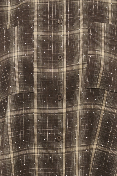Only bruine dames blouse | Close up