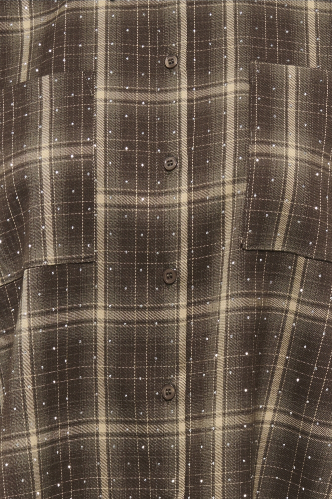 Only bruine dames blouse | Close up