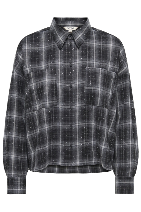Only zwarte dames blouse | Vooraanzicht