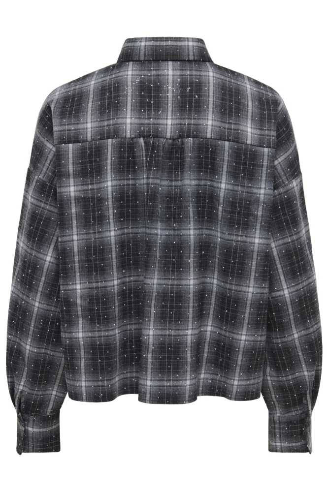 Only zwarte dames blouse | Achteraanzicht