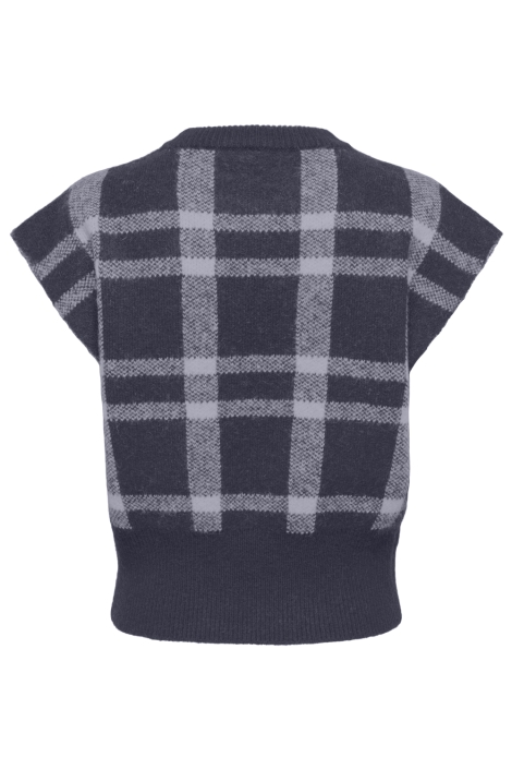 Only blauwe dames trui | Achteraanzicht