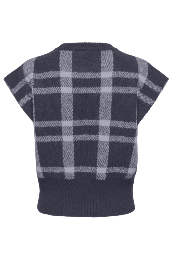 Only blauwe dames trui | Achteraanzicht