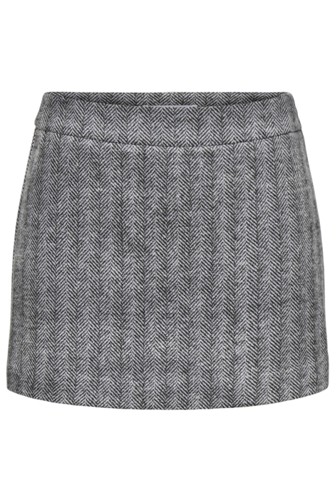 Only grijze dames korte broek | Vooraanzicht