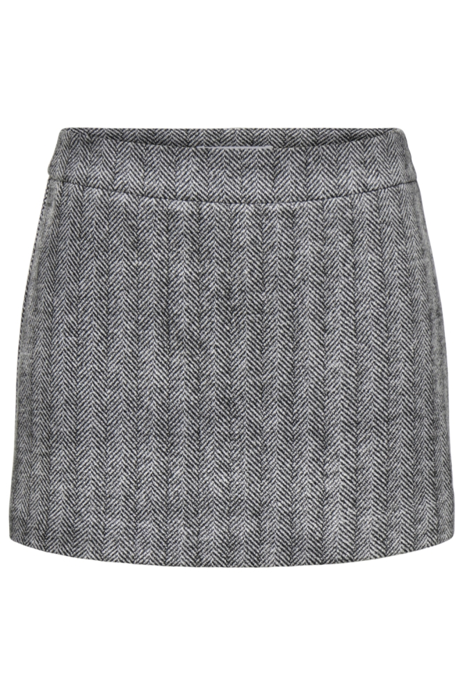 Only grijze dames korte broek | Vooraanzicht