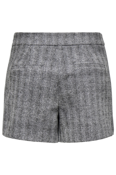Only grijze dames korte broek | Achteraanzicht