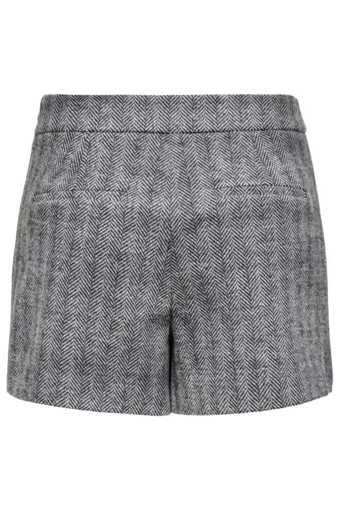 Only grijze dames korte broek | Achteraanzicht