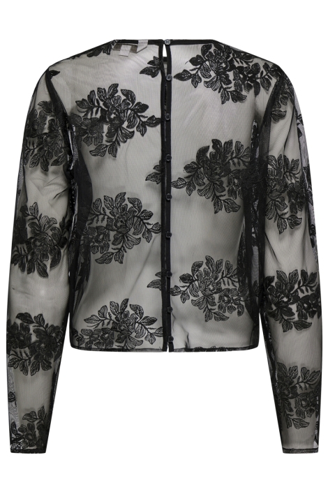 Only zwarte dames top | Achteraanzicht