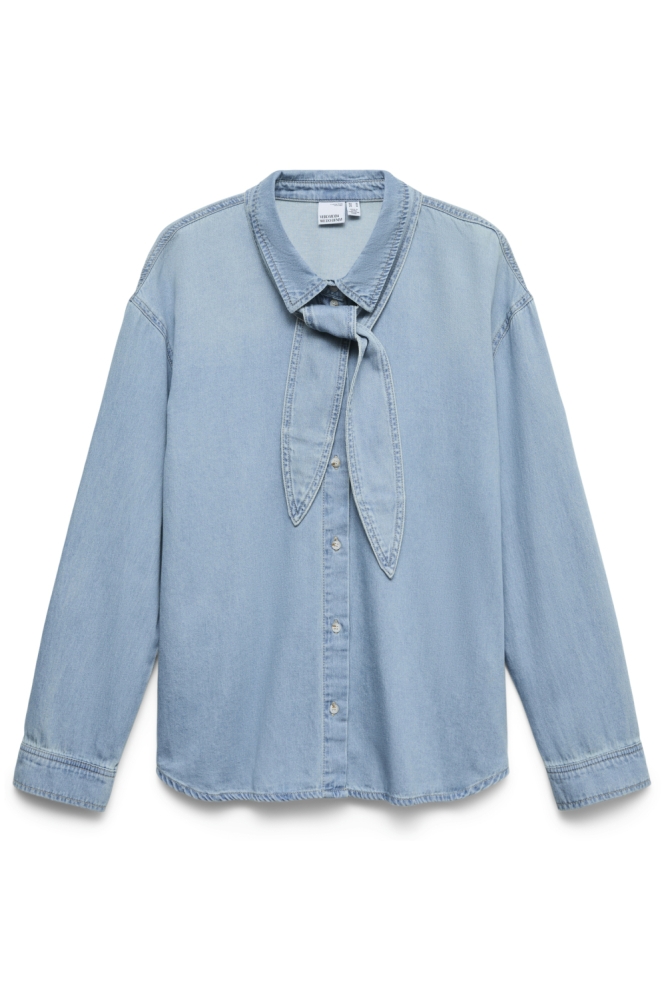 Vero Moda blauwe dames blouse | Vooraanzicht