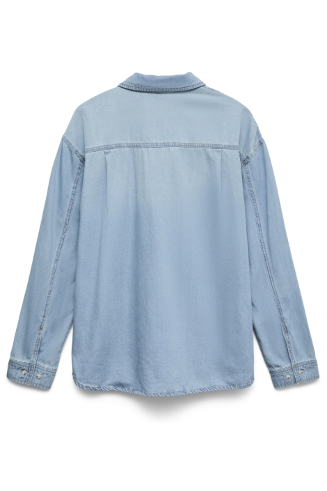Vero Moda blauwe dames blouse | Achteraanzicht
