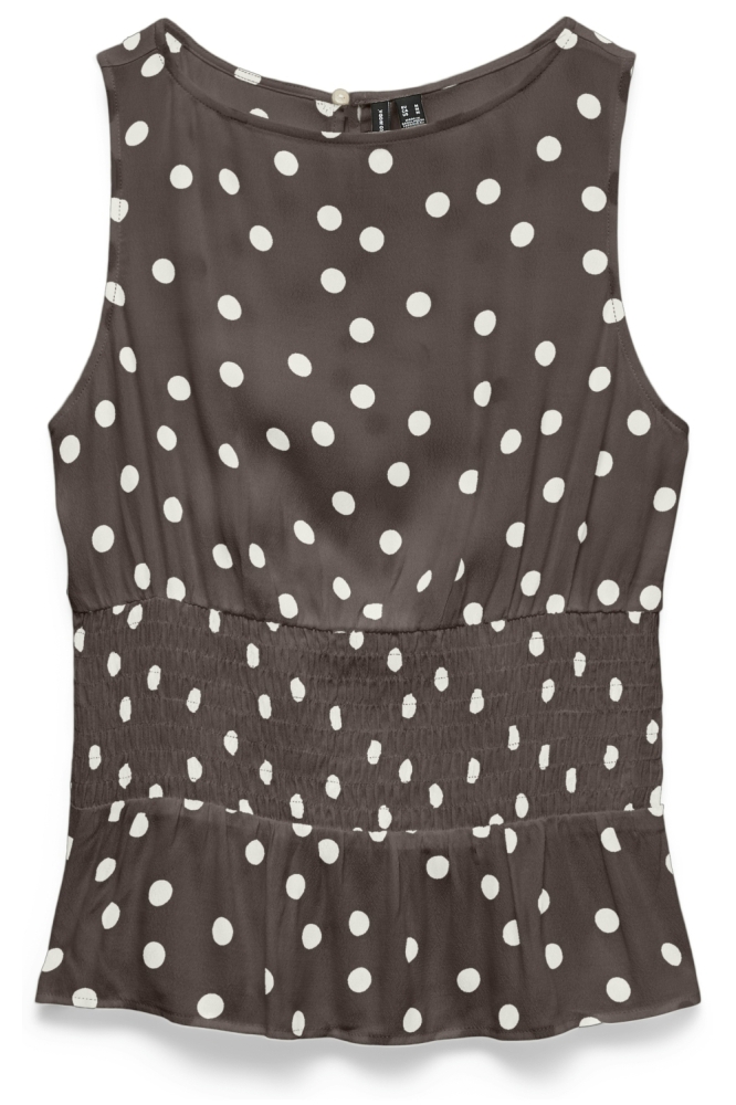 Vero Moda bruine dames top | Vooraanzicht