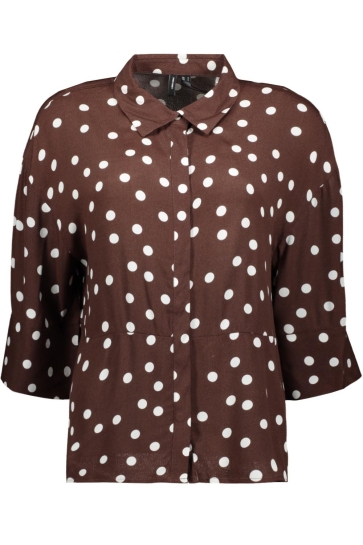 Vero Moda vmelisa 3/4 shirt wvn Bruin