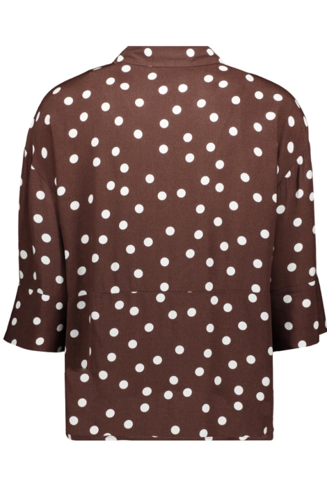 Vero Moda bruine dames blouse | Achteraanzicht