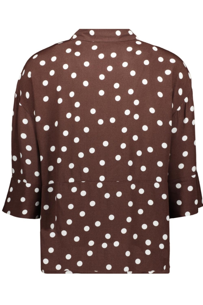 Vero Moda bruine dames blouse | Achteraanzicht