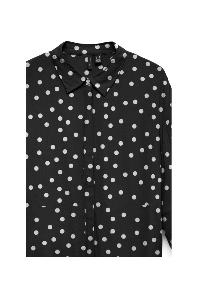Vero Moda zwarte dames blouse | Close up