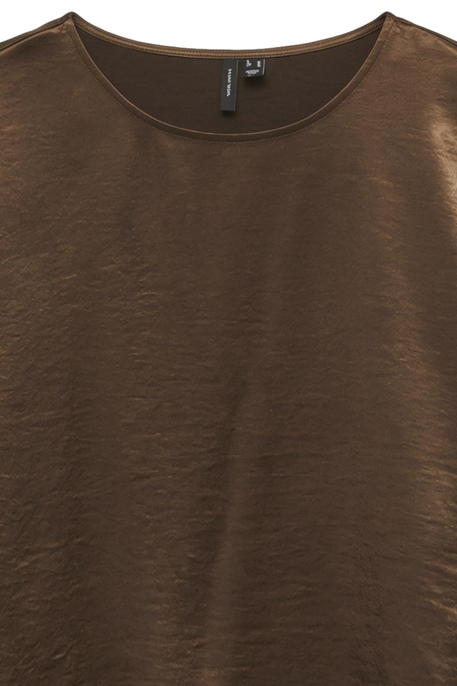 Vero Moda bruine dames t-shirt | Close up