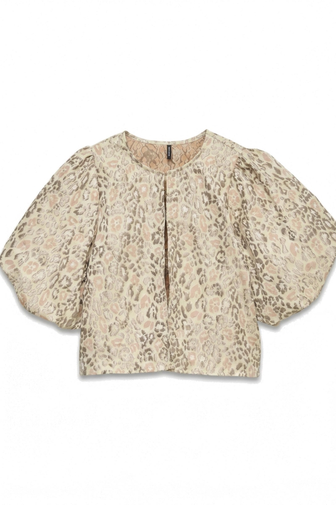 Vero Moda ecru dames blouse | Vooraanzicht