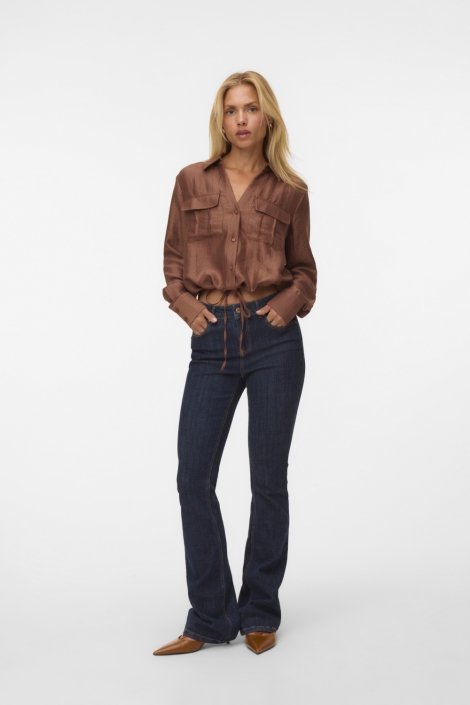 Vero Moda bruine dames blouse | Model