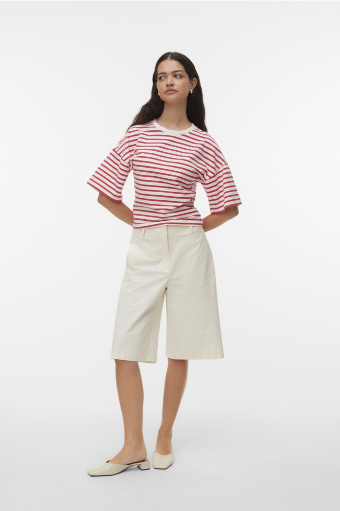 Vero Moda witte dames t-shirt | Model