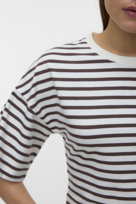 Vero Moda witte dames t-shirt | Close up