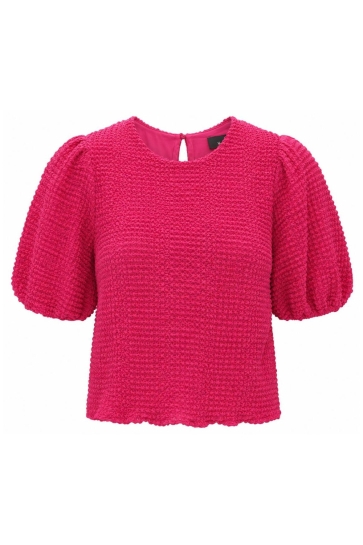 Vero Moda T-shirt VMNORAH SS O-NECK TOP JRS EXP 10358435 Rethink Pink