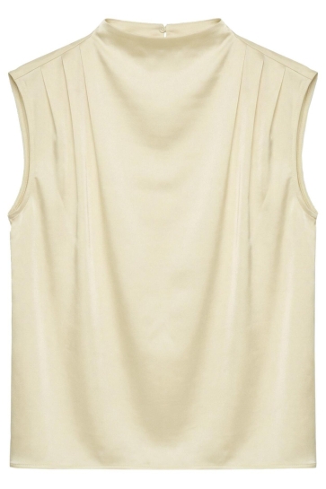 Vero Moda vmbrenda sl satin top wvn exp Geel