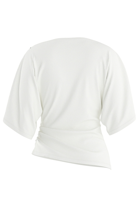 Hypedrop witte dames t-shirt | Achteraanzicht