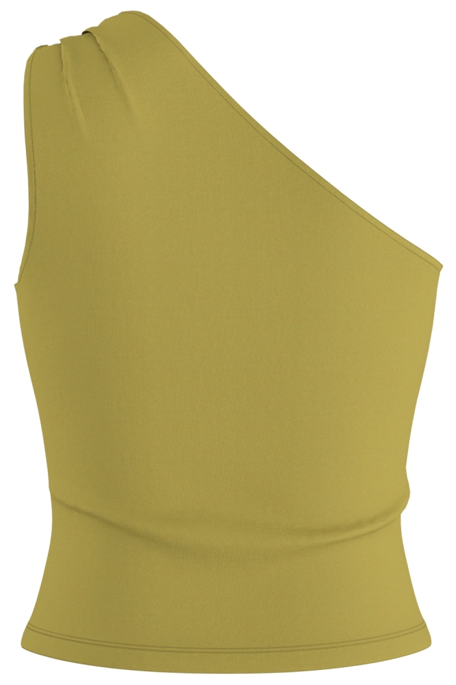 Hypedrop groene dames top | Achteraanzicht