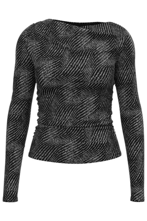 Noisy may zwarte dames t-shirt | Vooraanzicht