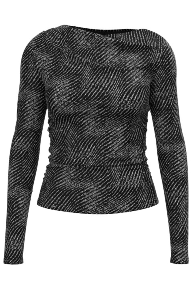 Noisy may zwarte dames t-shirt | Vooraanzicht