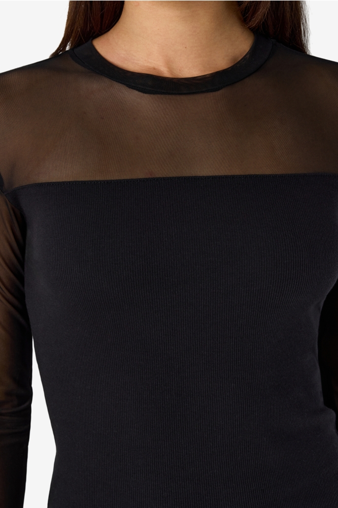 Noisy may zwarte dames t-shirt | Close up