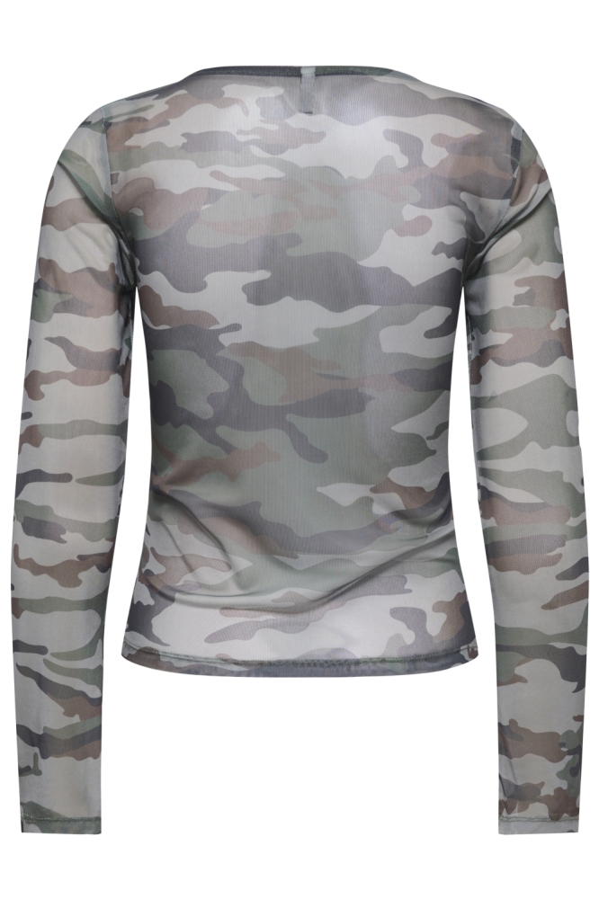 Only groene dames top | Achteraanzicht