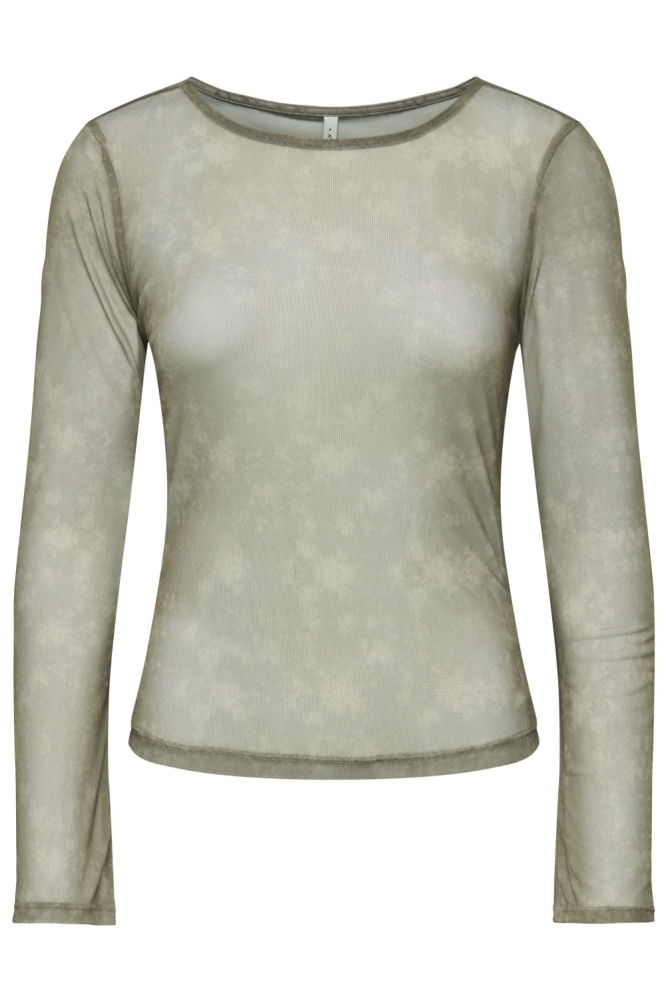 Only groene dames top | Vooraanzicht