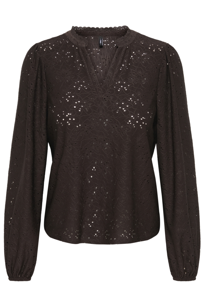 Only bruine dames top | Vooraanzicht