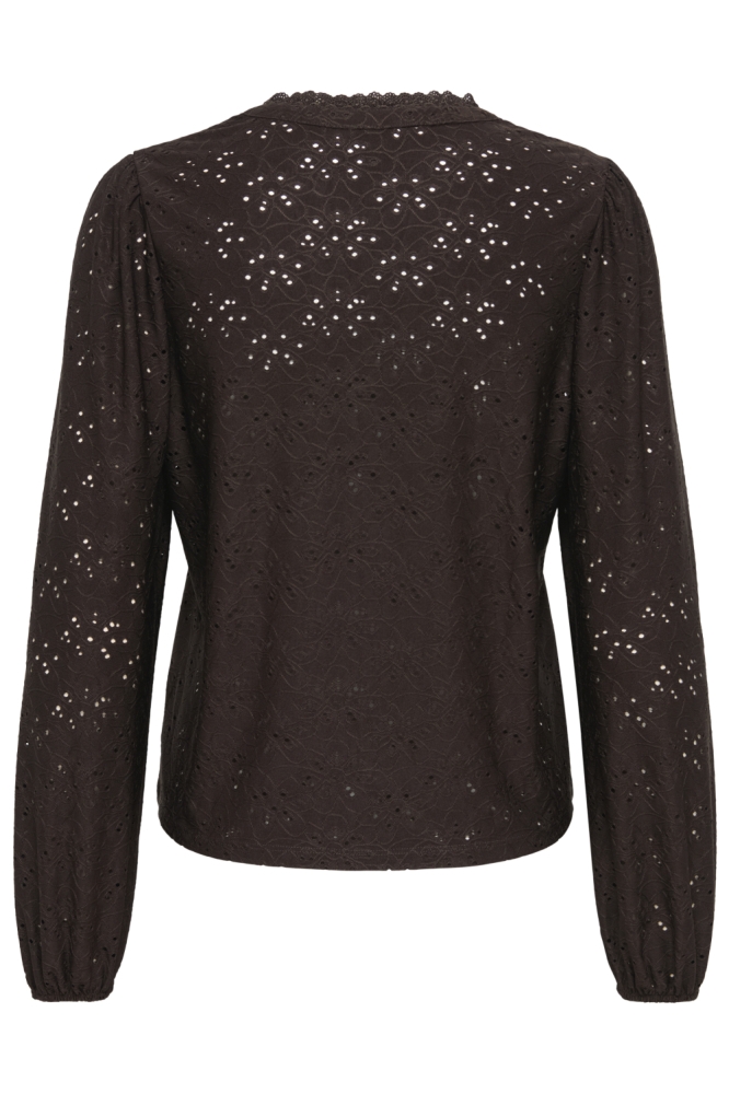 Only bruine dames top | Achteraanzicht