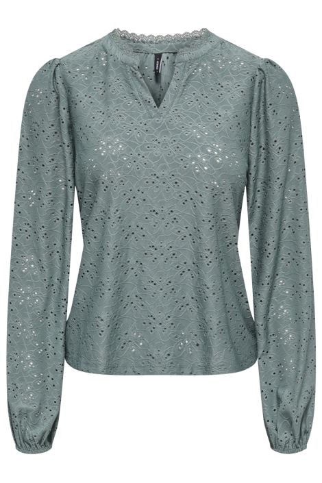 Only groene dames t-shirt | Vooraanzicht