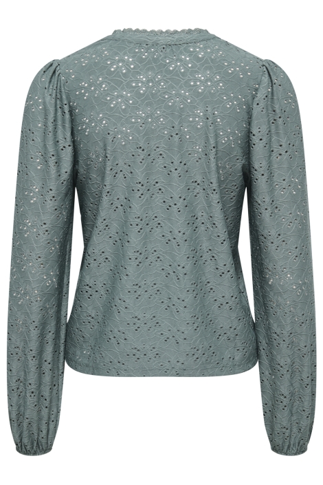Only groene dames t-shirt | Achteraanzicht