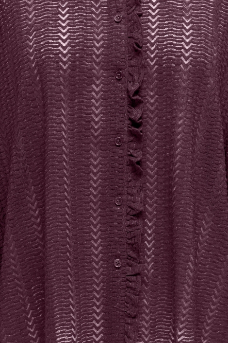 Only bordeaux dames blouse | Kleurstaal