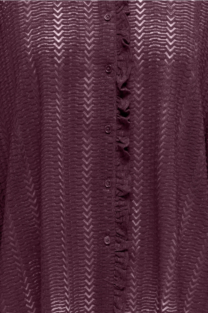 Only bordeaux dames blouse | Kleurstaal