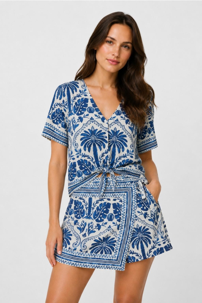 Vero Moda ecru dames blouse | Model