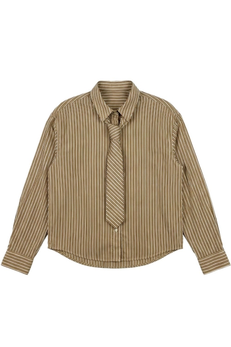 Vero Moda camel dames blouse | Vooraanzicht