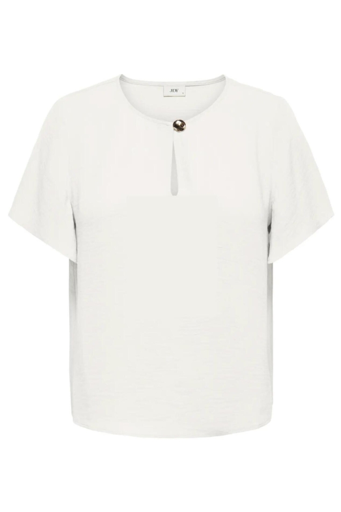 Jacqueline de Yong witte dames t-shirt | Vooraanzicht