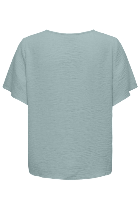 Jacqueline de Yong groene dames t-shirt | Achteraanzicht