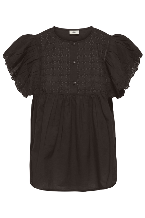 Jacqueline de Yong bruine dames blouse | Vooraanzicht