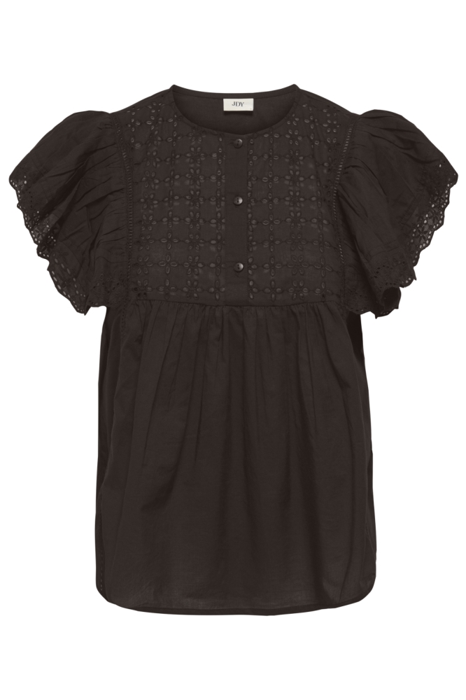 Jacqueline de Yong bruine dames blouse | Vooraanzicht