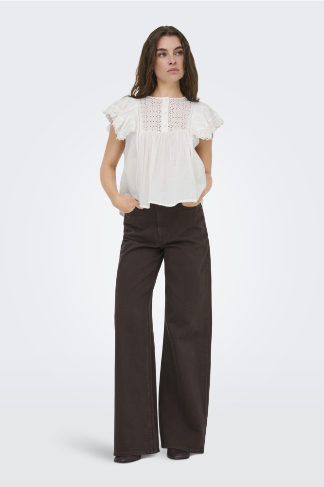 Jacqueline de Yong witte dames blouse | Model